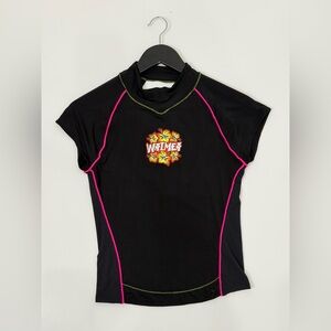 Killah By Miss Sixty Short Sleeve Fitted  Rash Guard Waimea Y2K Size S-M